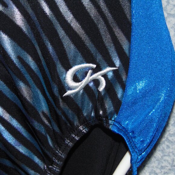 GK Zebra and Blue Leotard AS - Picture 3 of 7